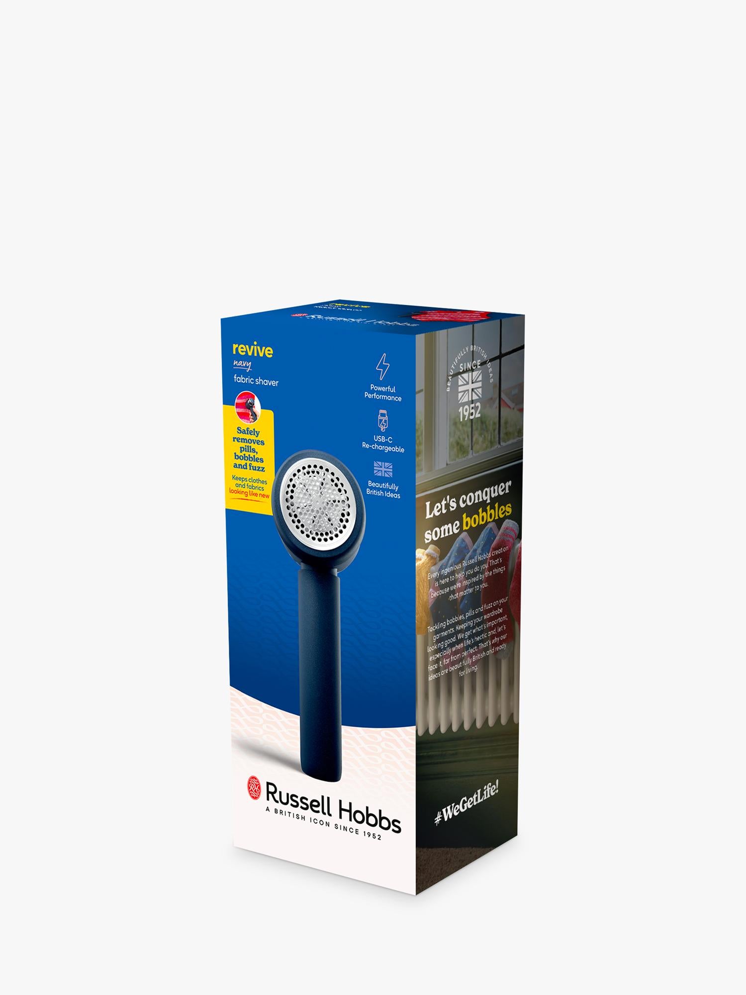 Russell Hobbs Revive fabric shaver - British product