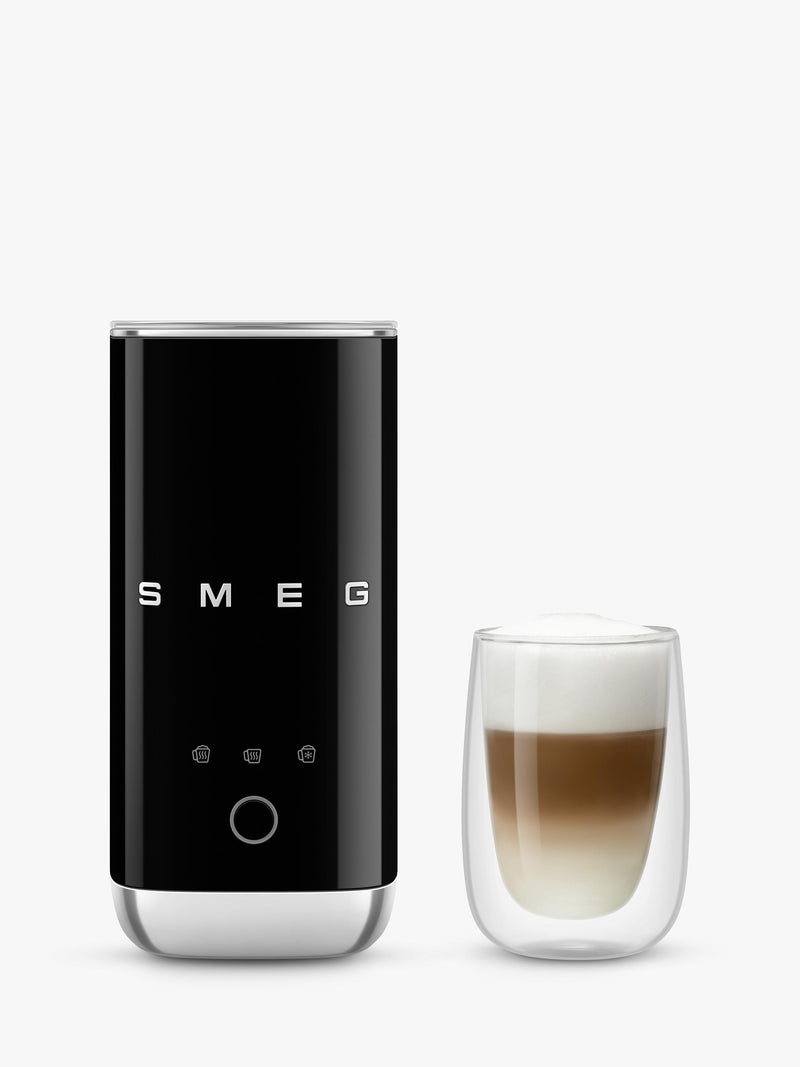 Smeg mini milk frother black, imported from the UK