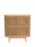John Lewis Slatted II 2 Door Cabinet, Natural
