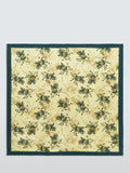 John Lewis floral pure silk square scarf cream multi, UK version