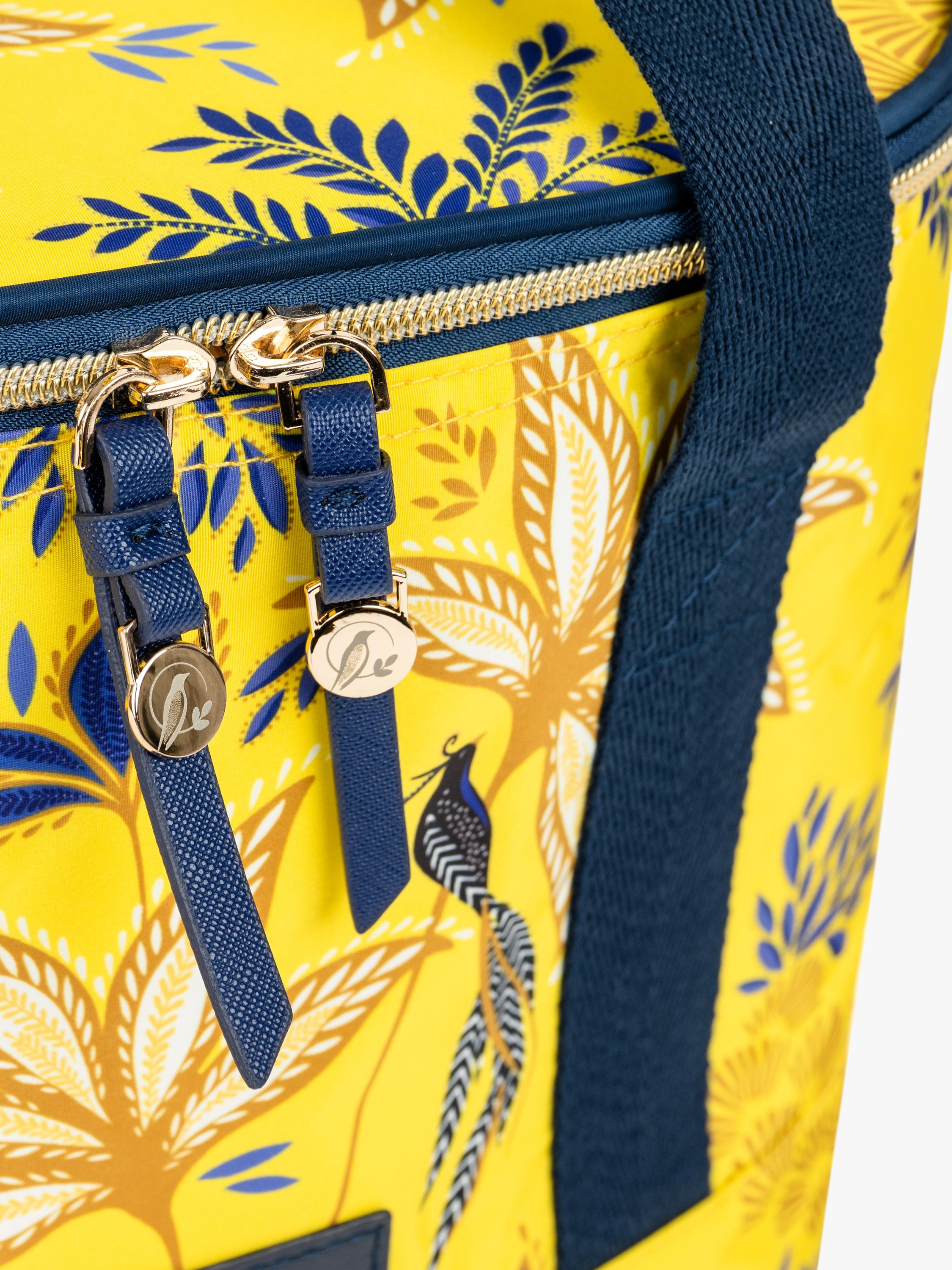 Sara Miller picnic cooler bag, 8L, yellow - British product