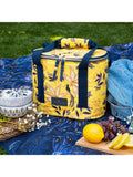 Sara Miller picnic cooler bag, 8L, yellow - British product
