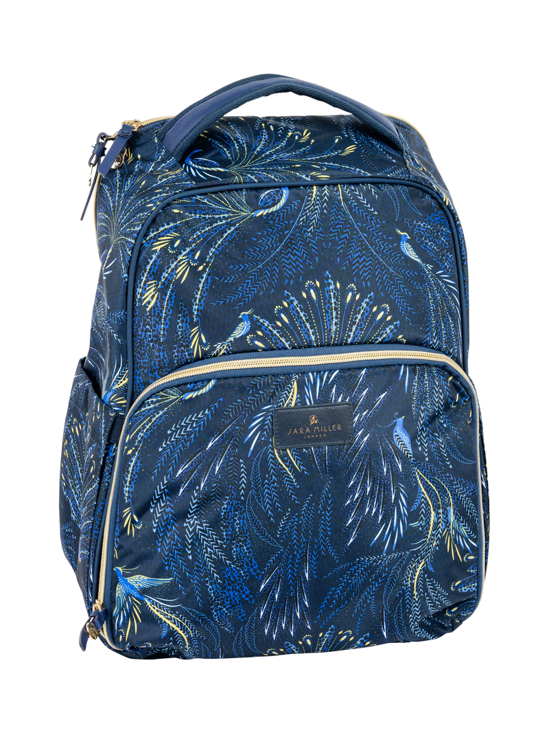 Sara Miller Anniversary picnic backpack 15L Blue, imported from the UK