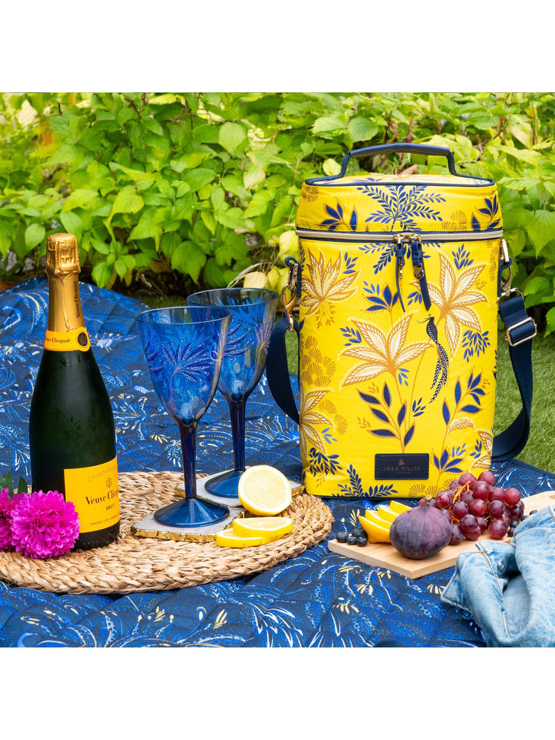 Sara Miller yellow picnic cooler bag 2L (British brand)