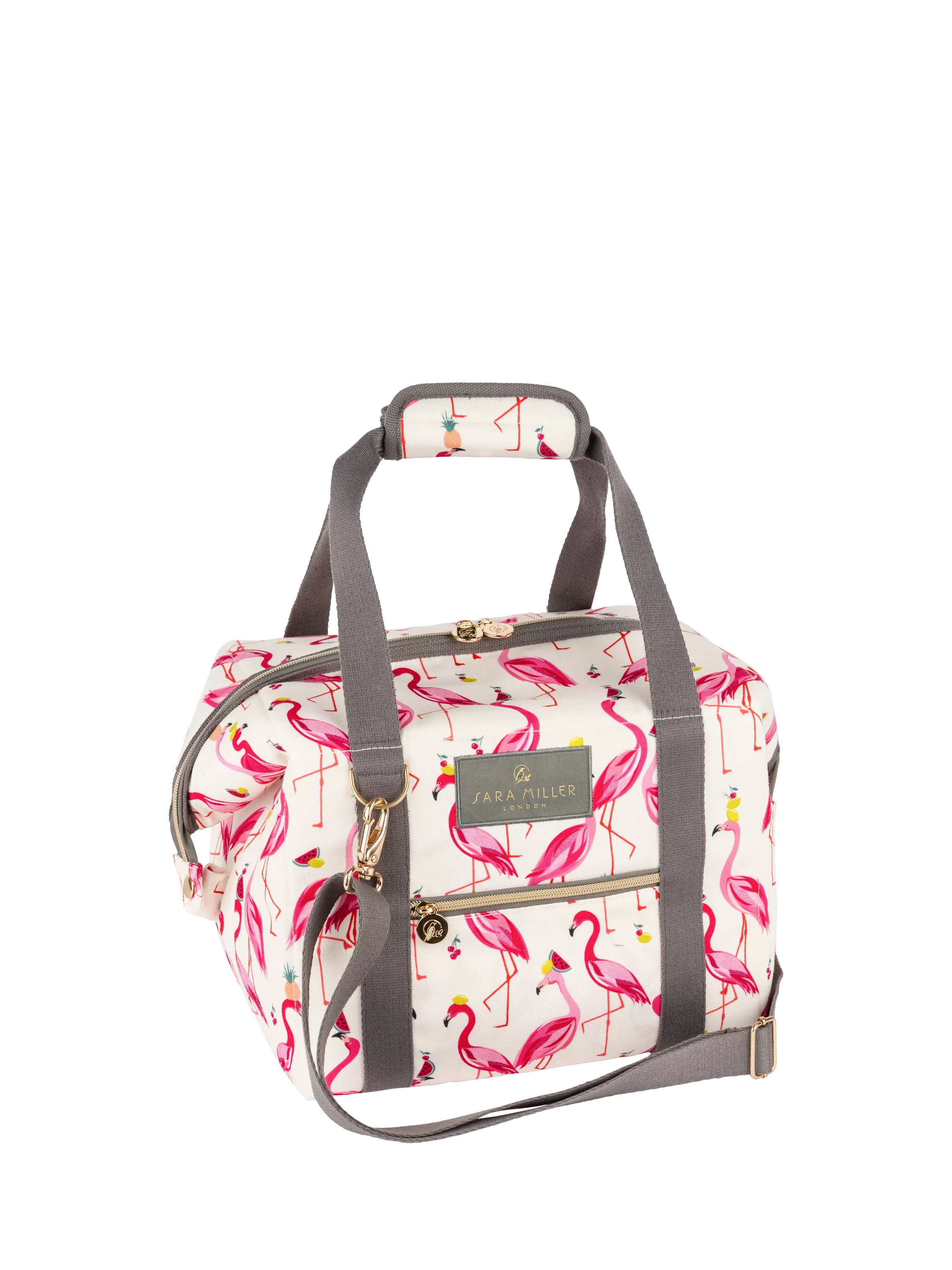 Sara Miller Flamingo convertible cooler bag 20L pink - British product