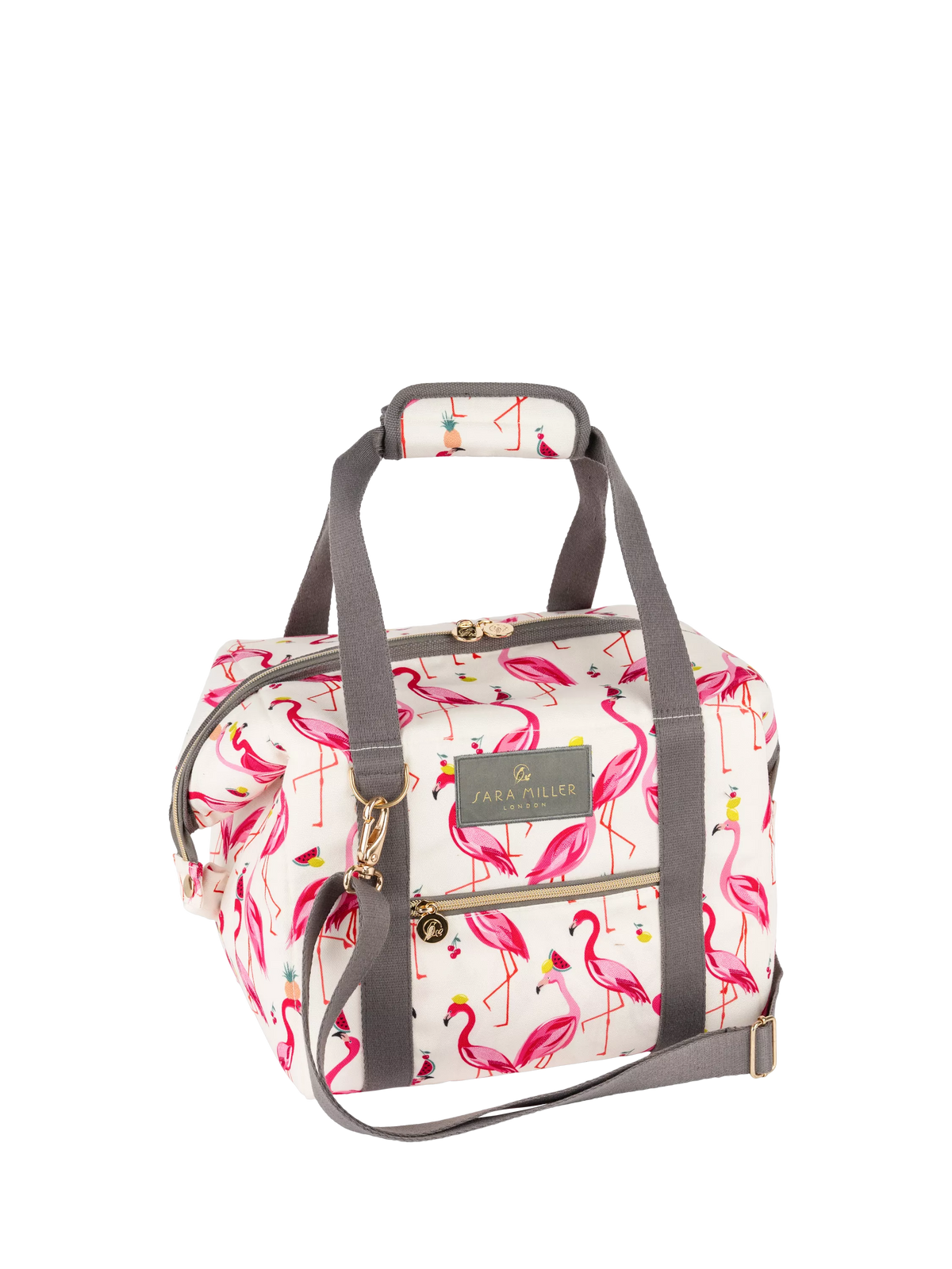 Sara Miller Flamingo convertible cooler bag 20L pink - British product