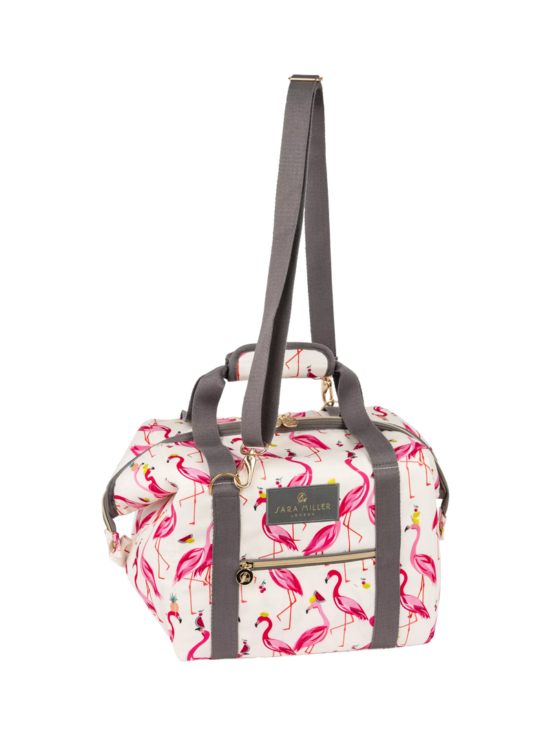 Sara Miller Flamingo convertible cooler bag 20L pink - British product