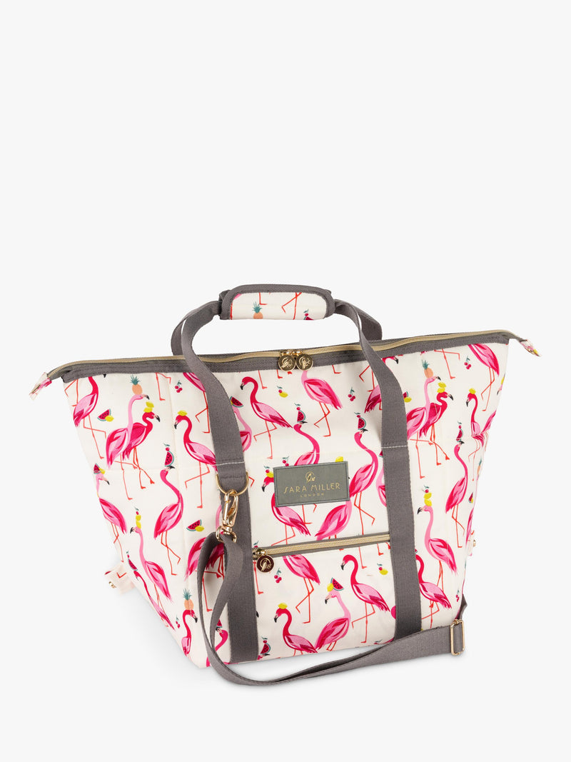 Sara Miller Flamingo convertible cooler bag 20L pink - British product