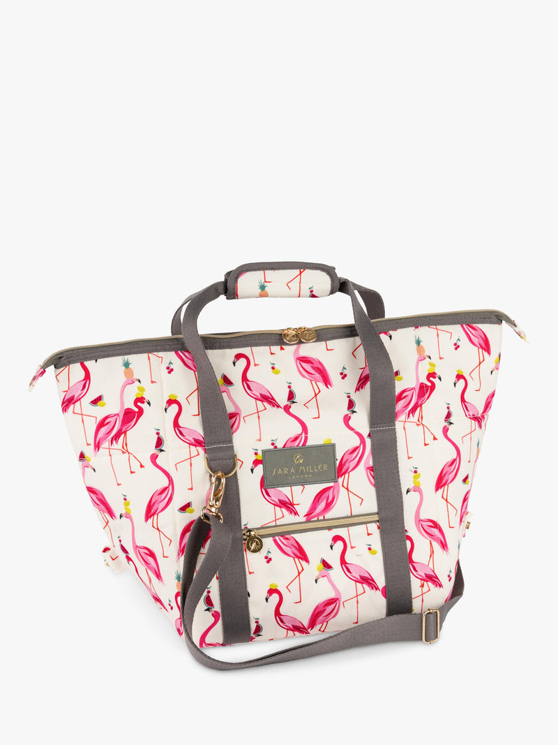 Sara Miller Flamingo convertible cooler bag 20L pink - British product