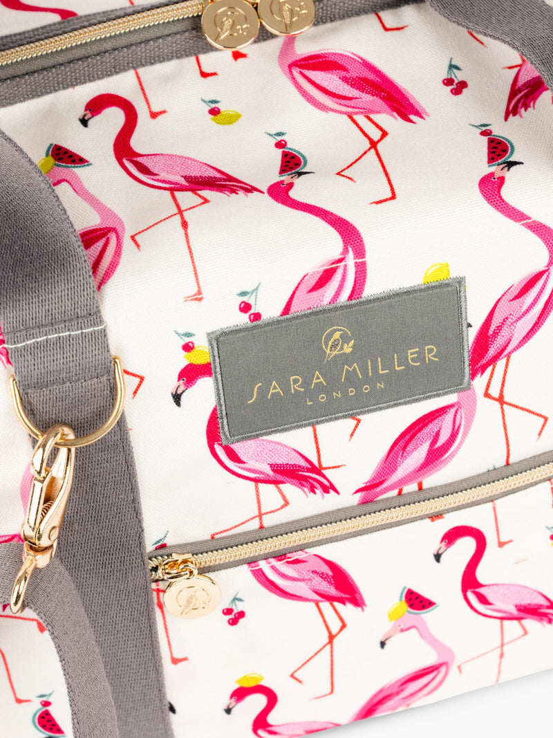 Sara Miller Flamingo convertible cooler bag 20L pink - British product