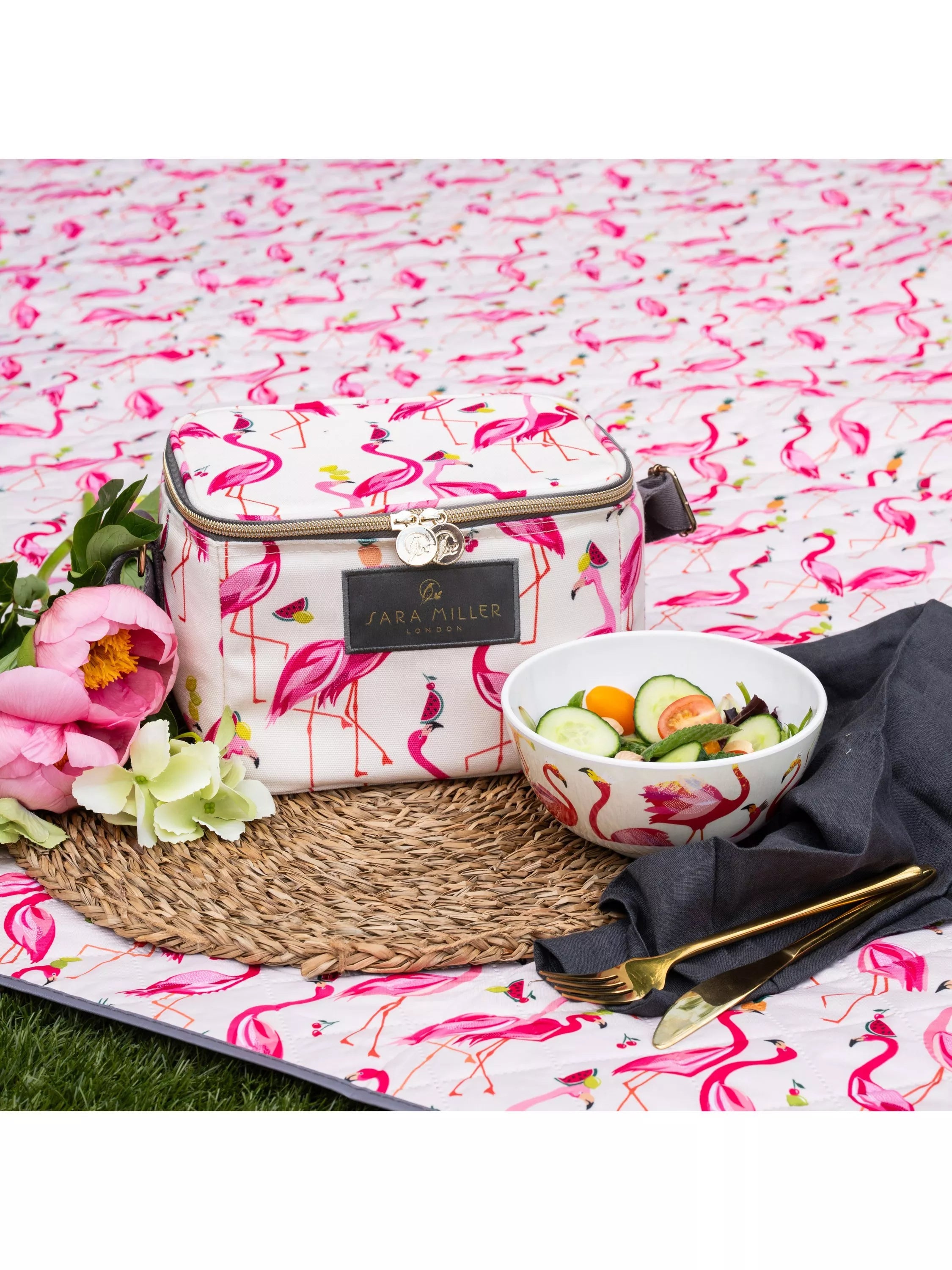 Sara Miller Flamingo cooler bag 4L, UK version