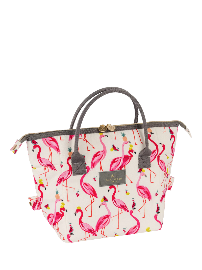 Sara Miller flamingo convertible lunch bag 8L pink (British brand)