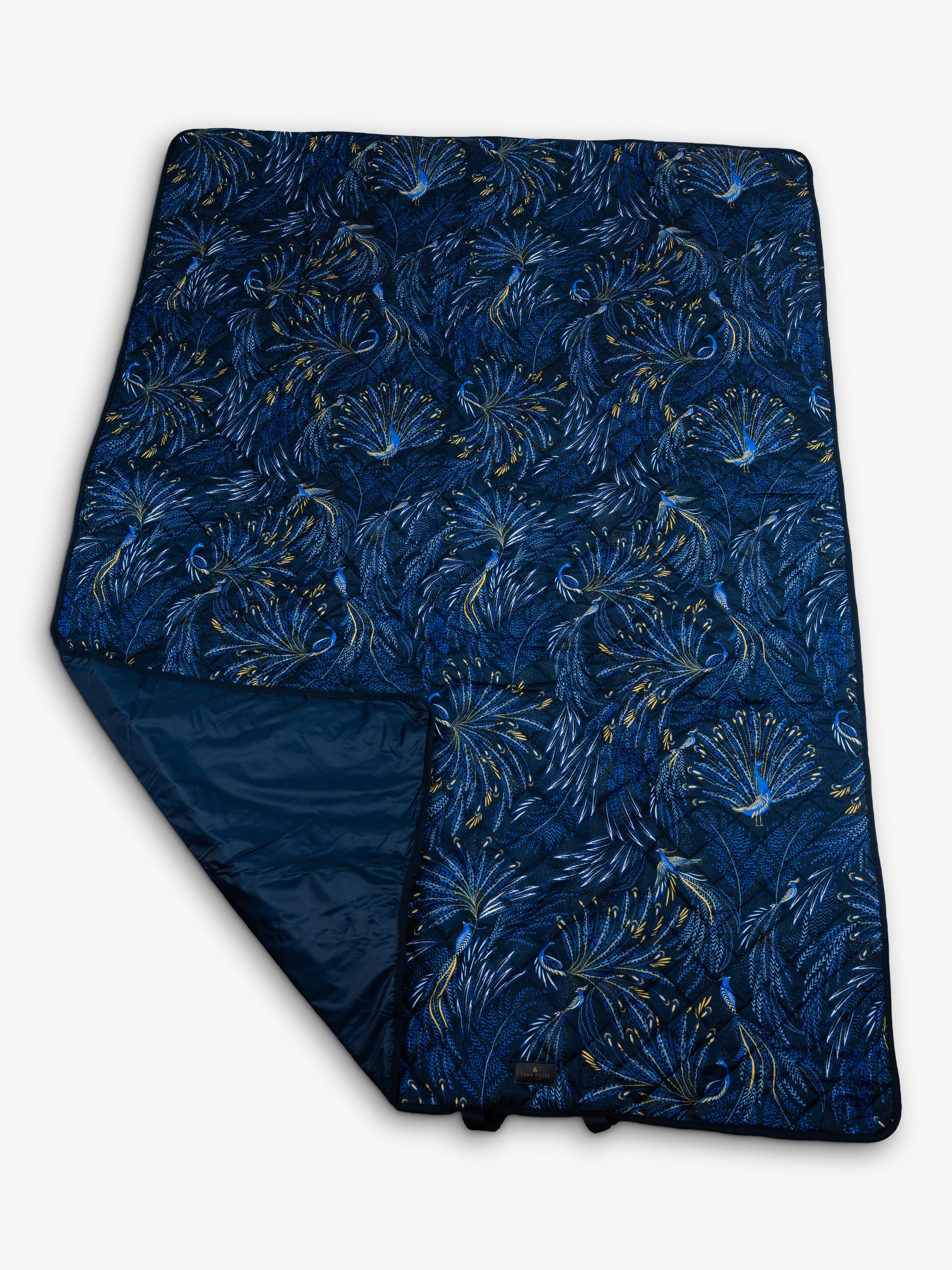Sara Miller Anniversary extra large picnic rug blue (British brand)
