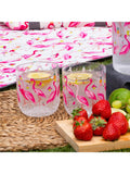 Sara Miller Flamingo pink tumbler 400ml - British product