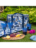 Sara Miller plastic picnic tumblers set of 4 blue - British product
