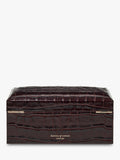 Aspinal of London three-piece leather watch box in Amazon Brown (British brand)