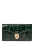 Aspinal of London Mayfair leather clutch bag, imported from the UK