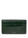 Aspinal of London Mayfair leather clutch bag, imported from the UK