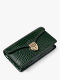 Aspinal of London Mayfair leather clutch bag, imported from the UK