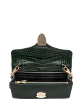 Aspinal of London Mayfair leather clutch bag, imported from the UK