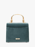 Aspinal of London velvet cross body bag peacock (British brand)
