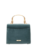 Aspinal of London velvet cross body bag peacock (British brand)