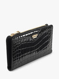 Aspinal of London Mayfair wallet in black, imported from the UK