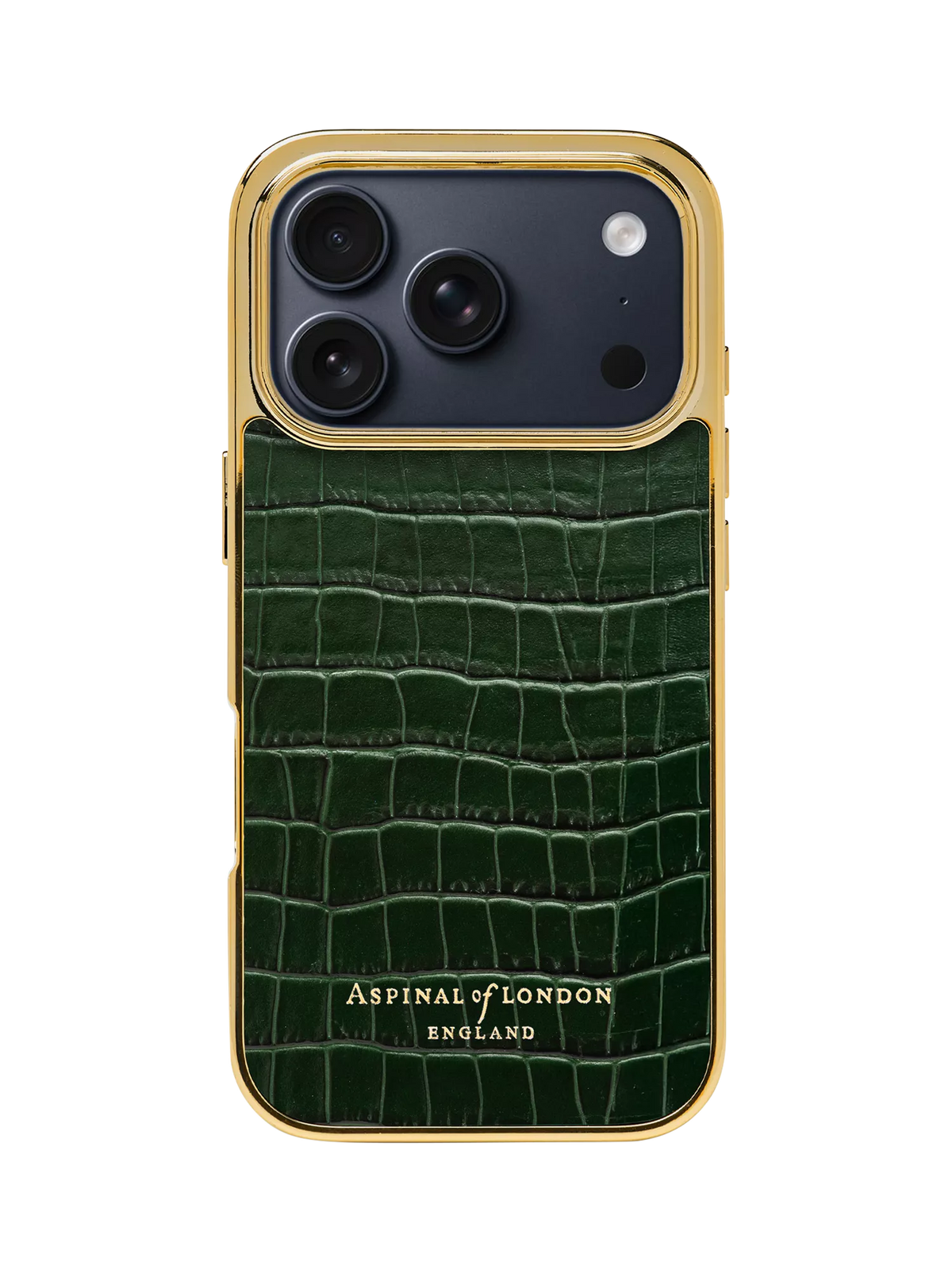 Aspinal of London leather case Evergreen iPhone 17 Pro, UK version