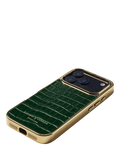 Aspinal of London leather case Evergreen iPhone 17 Pro, UK version