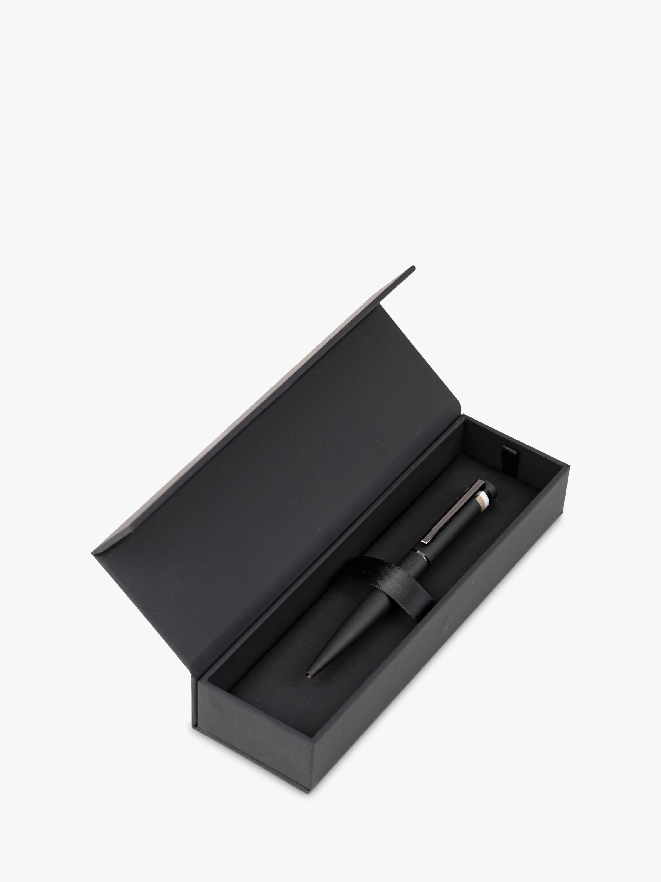HUGO BOSS Loop Iconic ballpoint pen black, imported from the UK