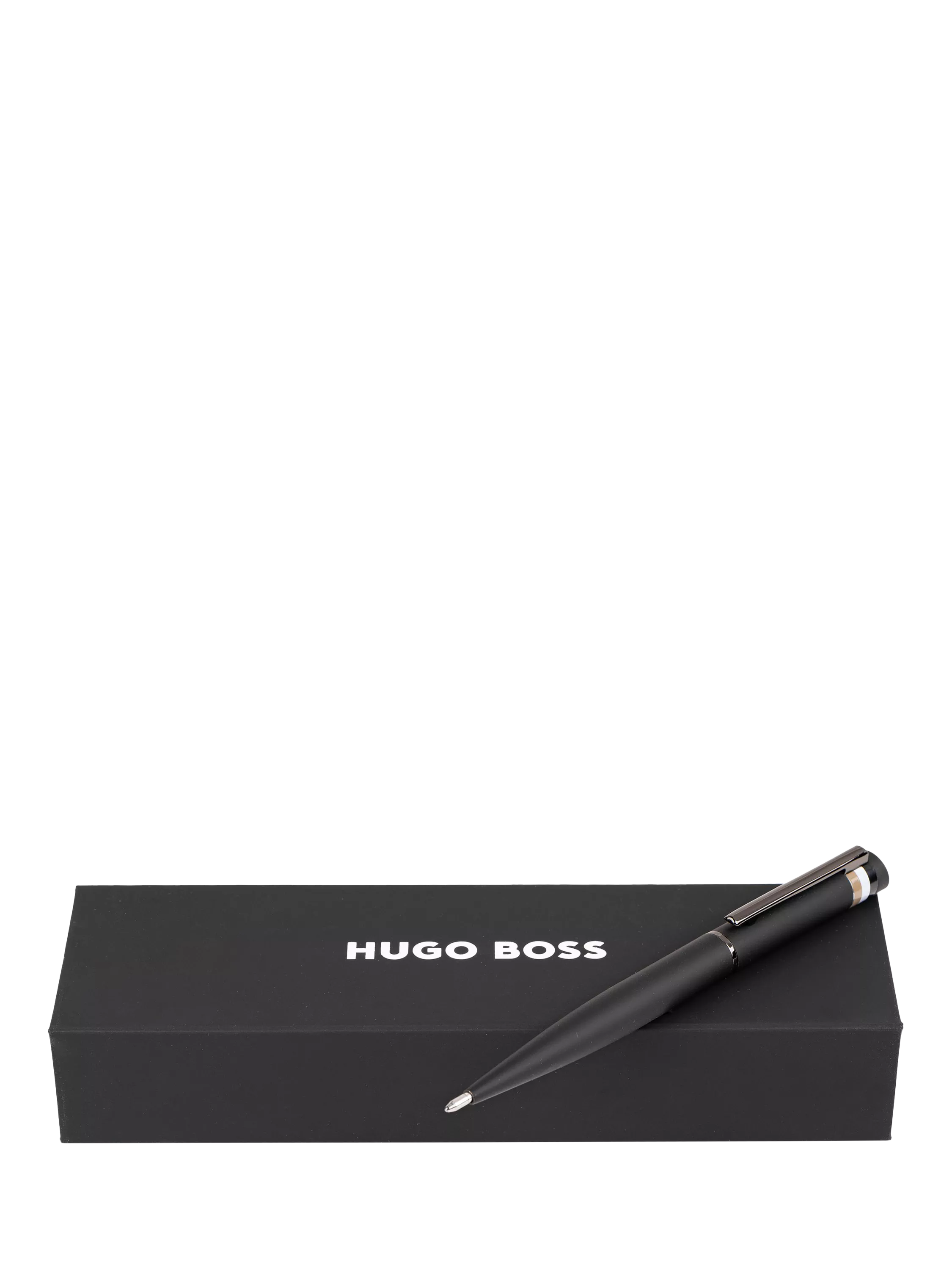 HUGO BOSS Loop Iconic ballpoint pen black, imported from the UK