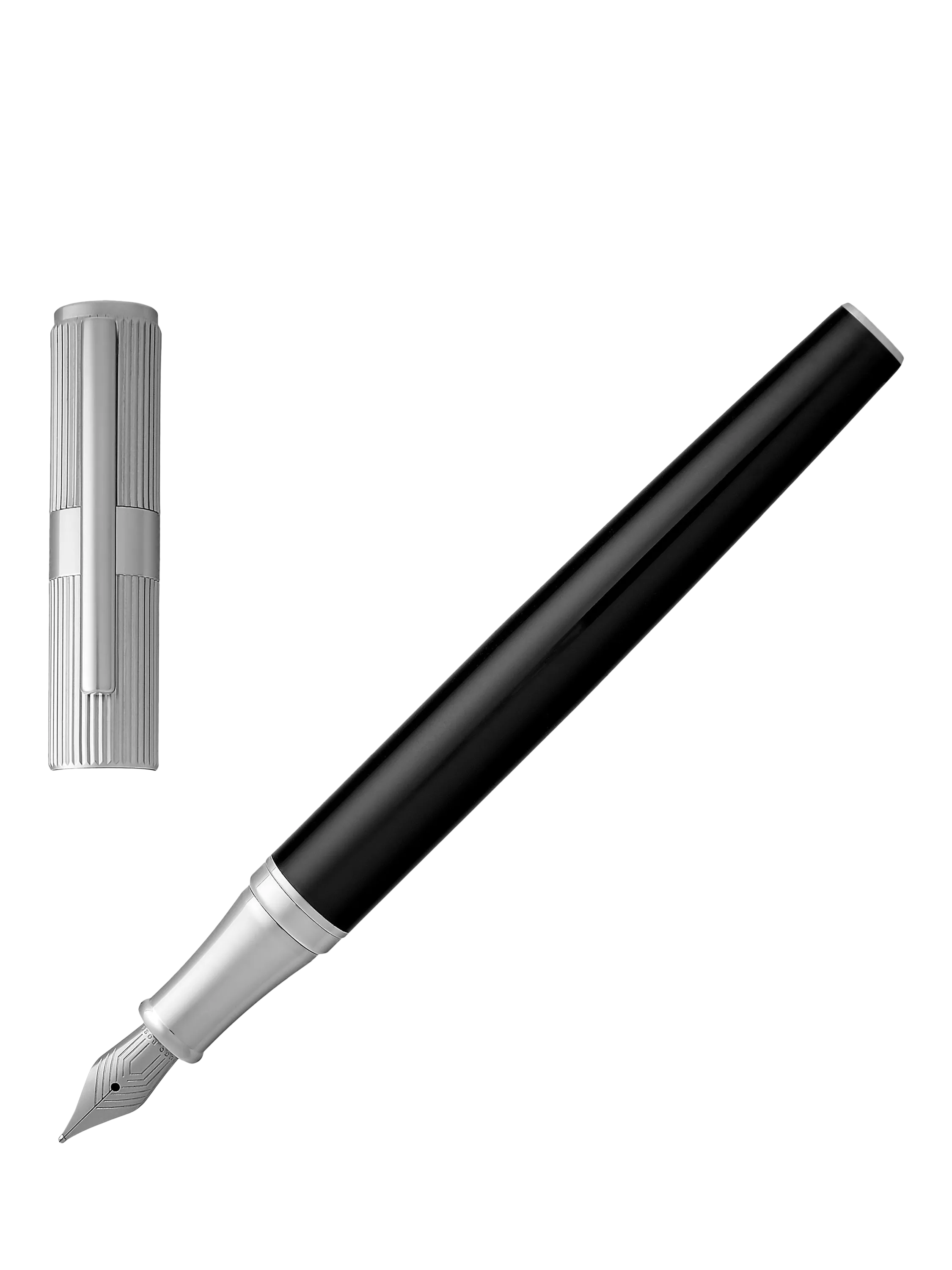 HUGO BOSS Formation Line fountain pen silver (British brand)