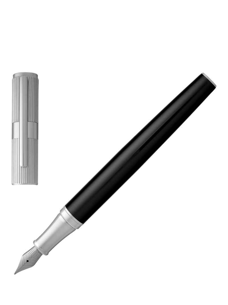 HUGO BOSS Formation Line fountain pen silver (British brand)