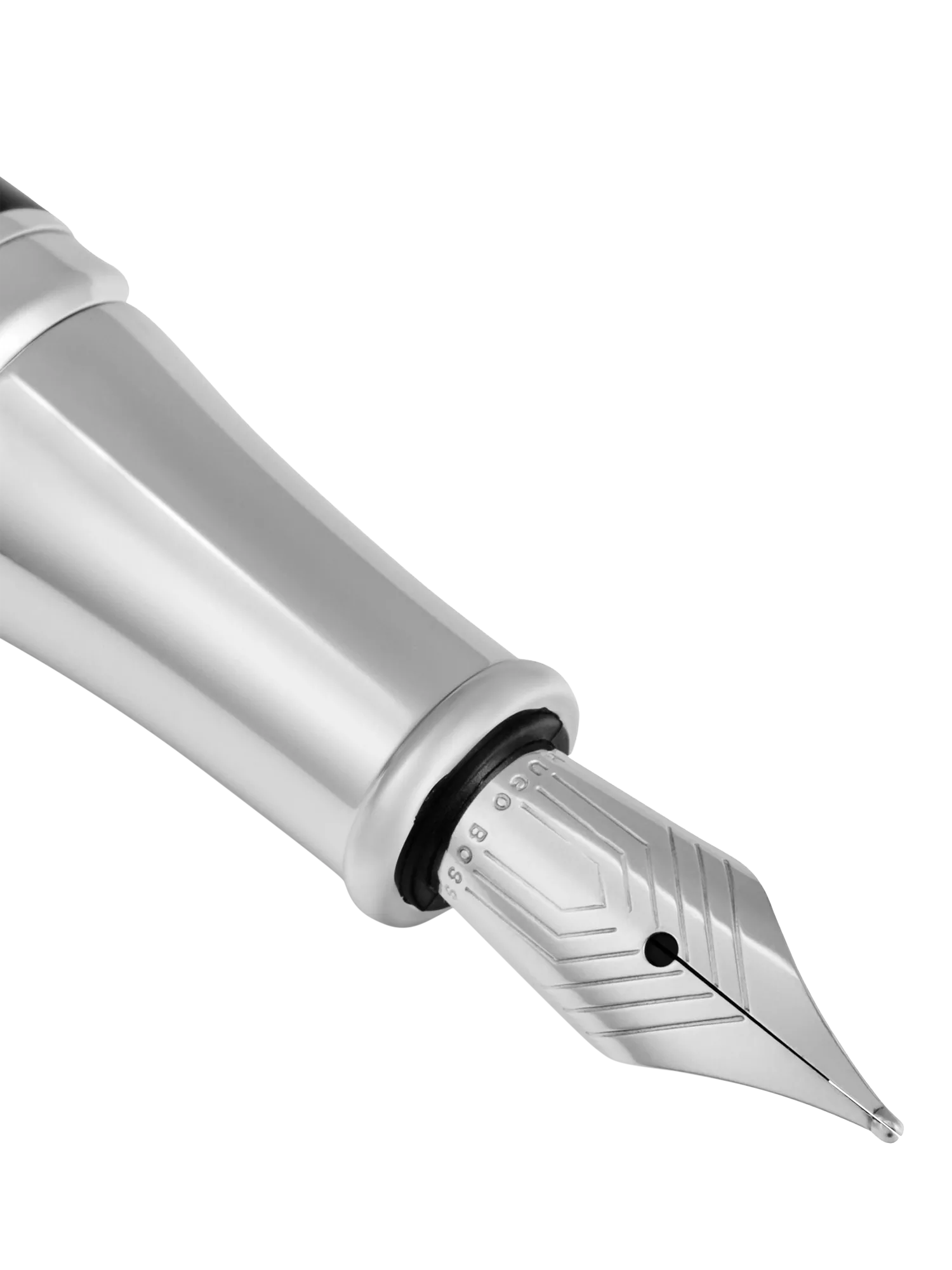 HUGO BOSS Formation Line fountain pen silver (British brand)