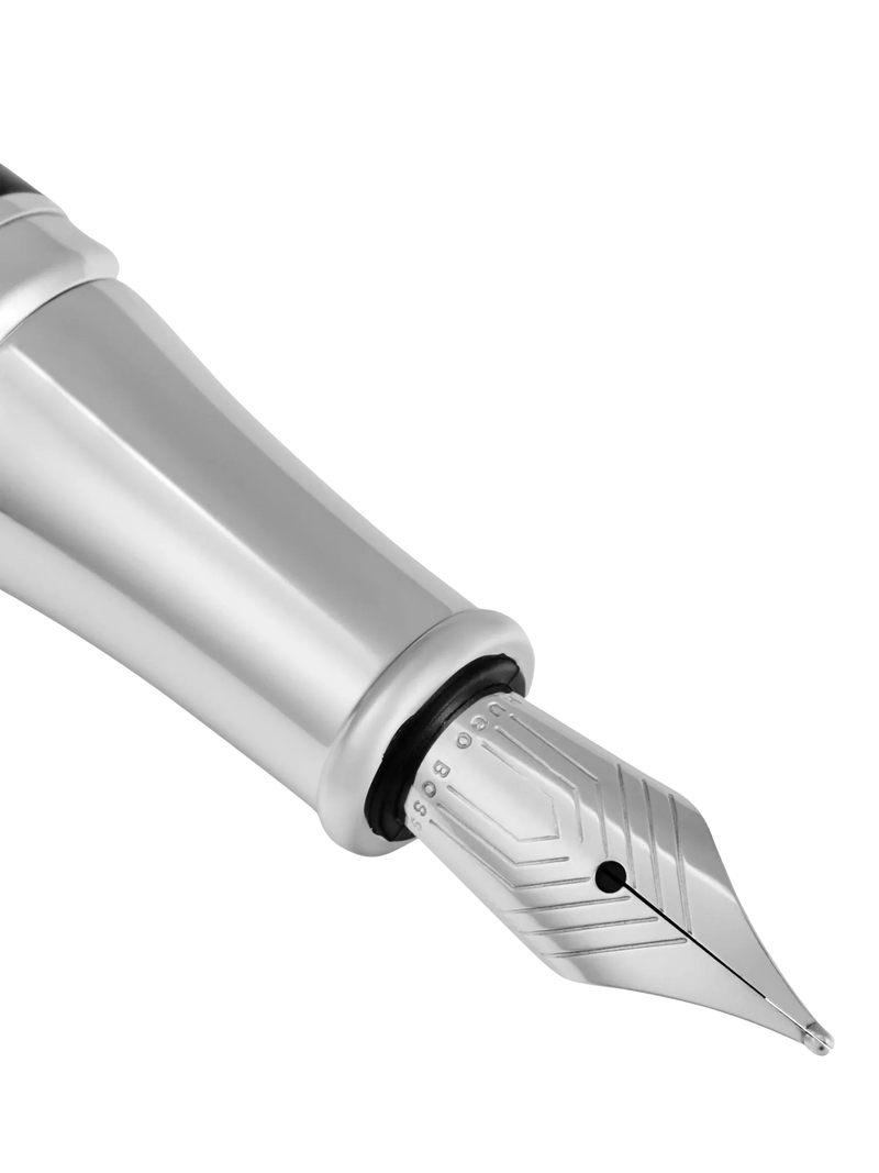 HUGO BOSS Formation Line fountain pen silver (British brand)