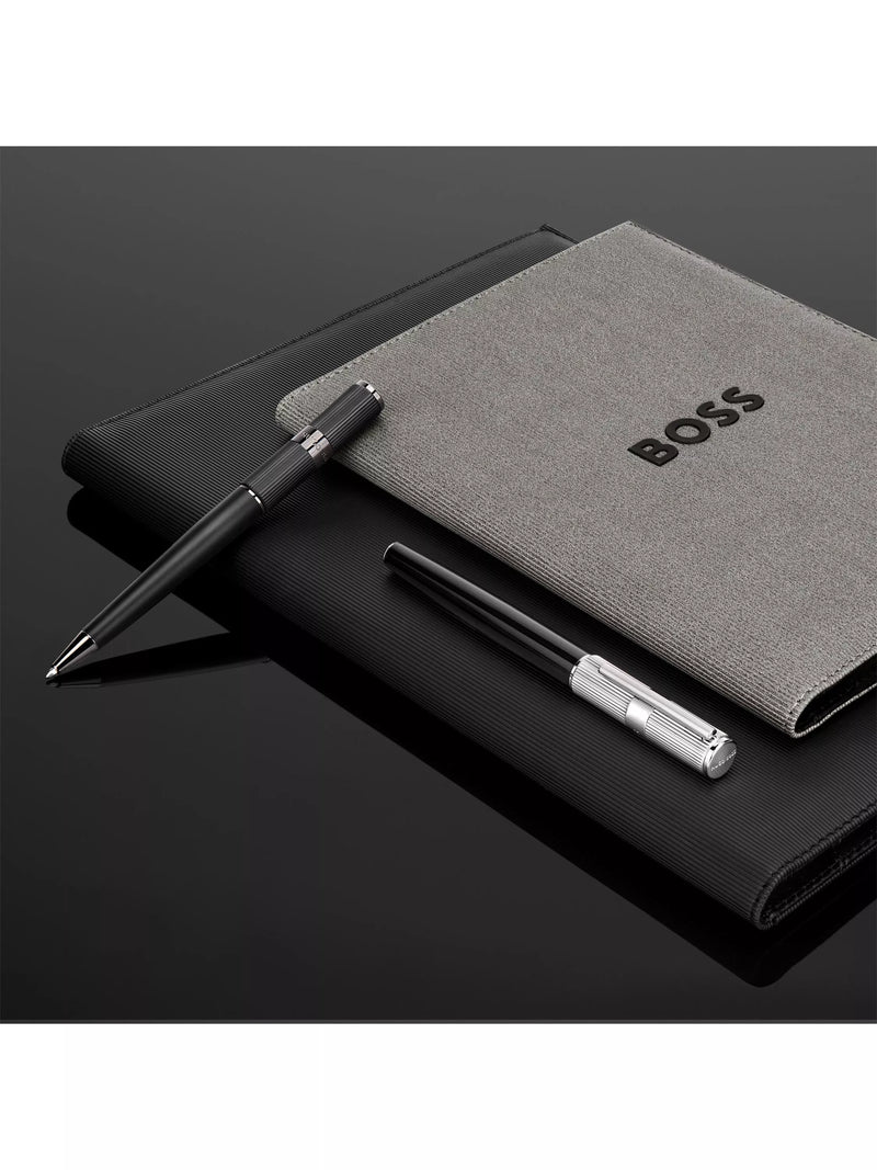 HUGO BOSS Formation Line fountain pen silver (British brand)
