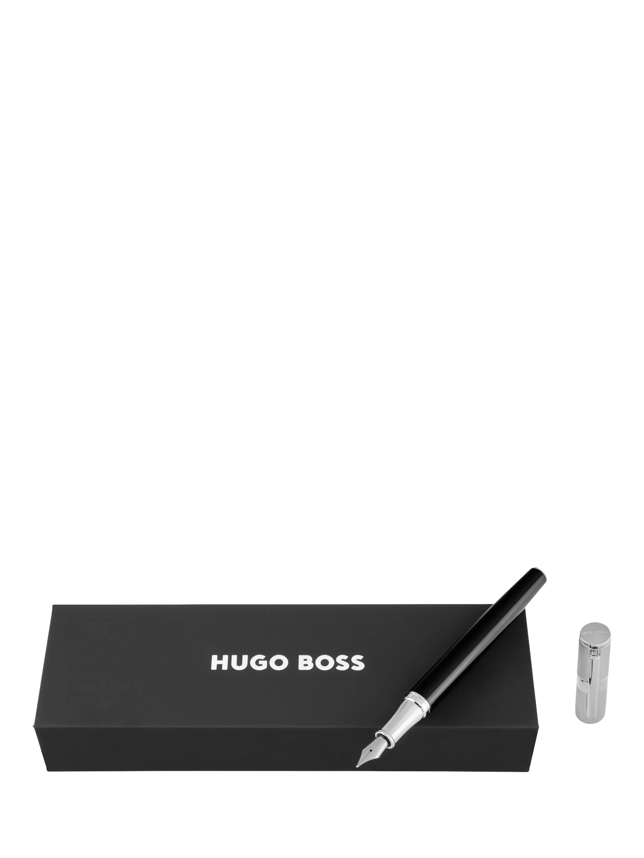 HUGO BOSS Formation Line fountain pen silver (British brand)