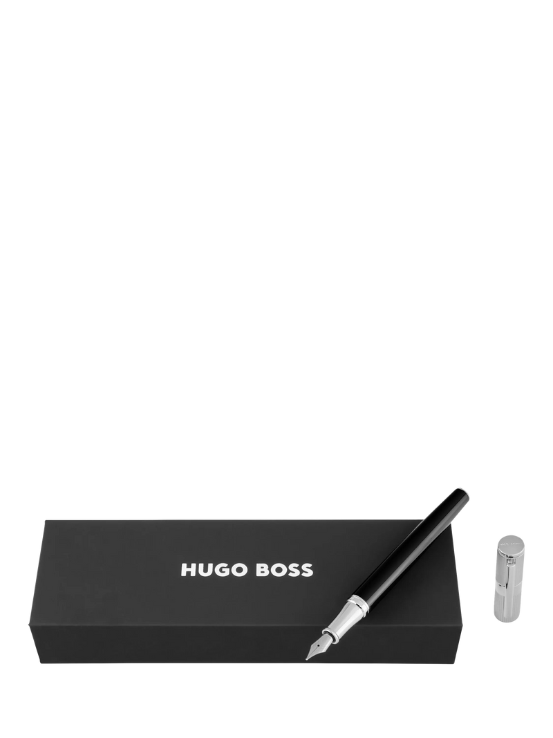 HUGO BOSS Formation Line fountain pen silver (British brand)