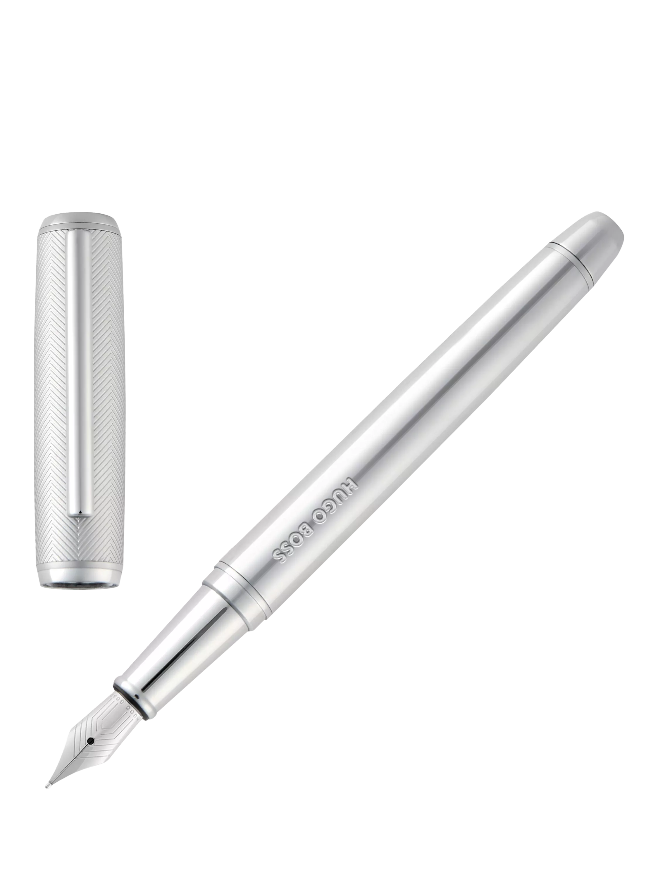 HUGO BOSS Pace Fountain Pen Chrome - British product