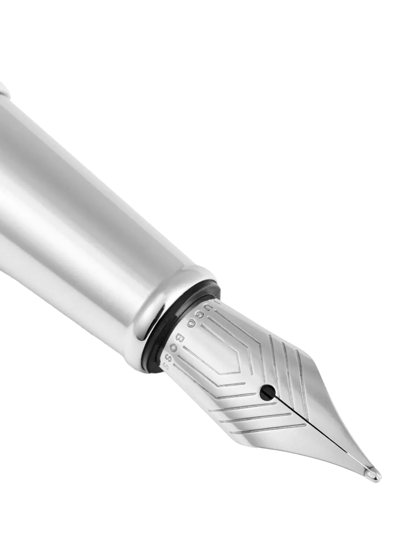 HUGO BOSS Pace Fountain Pen Chrome - British product