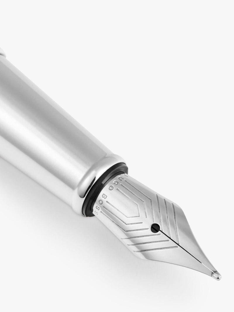 HUGO BOSS Pace Fountain Pen Chrome - British product