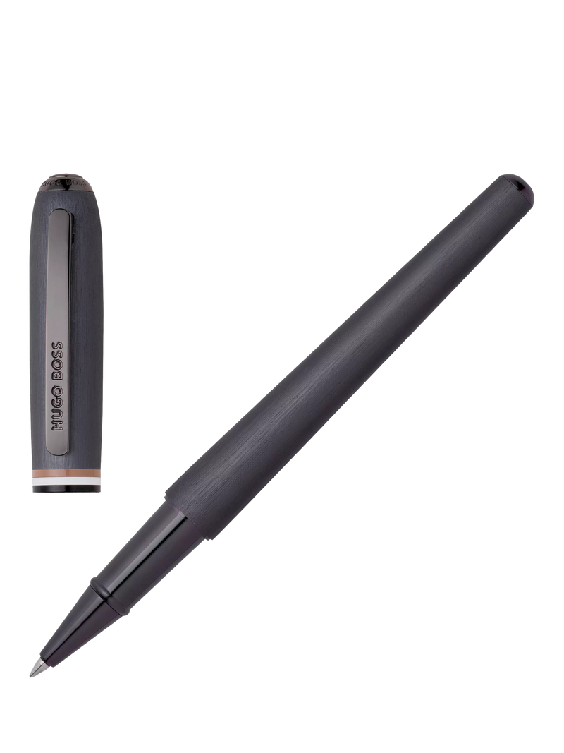 HUGO BOSS Contour Iconic black rollerball pen, UK version