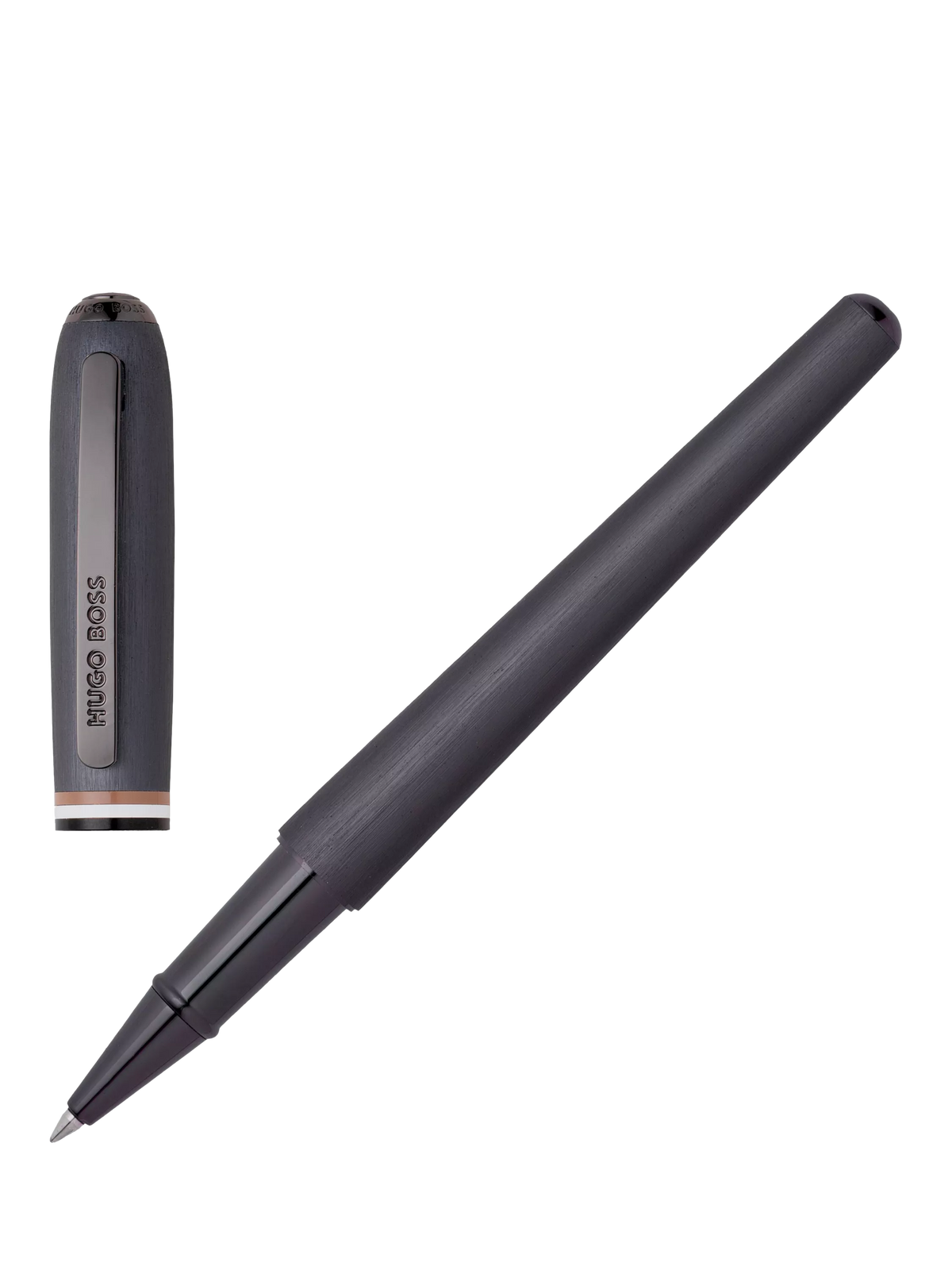 HUGO BOSS Contour Iconic black rollerball pen, UK version