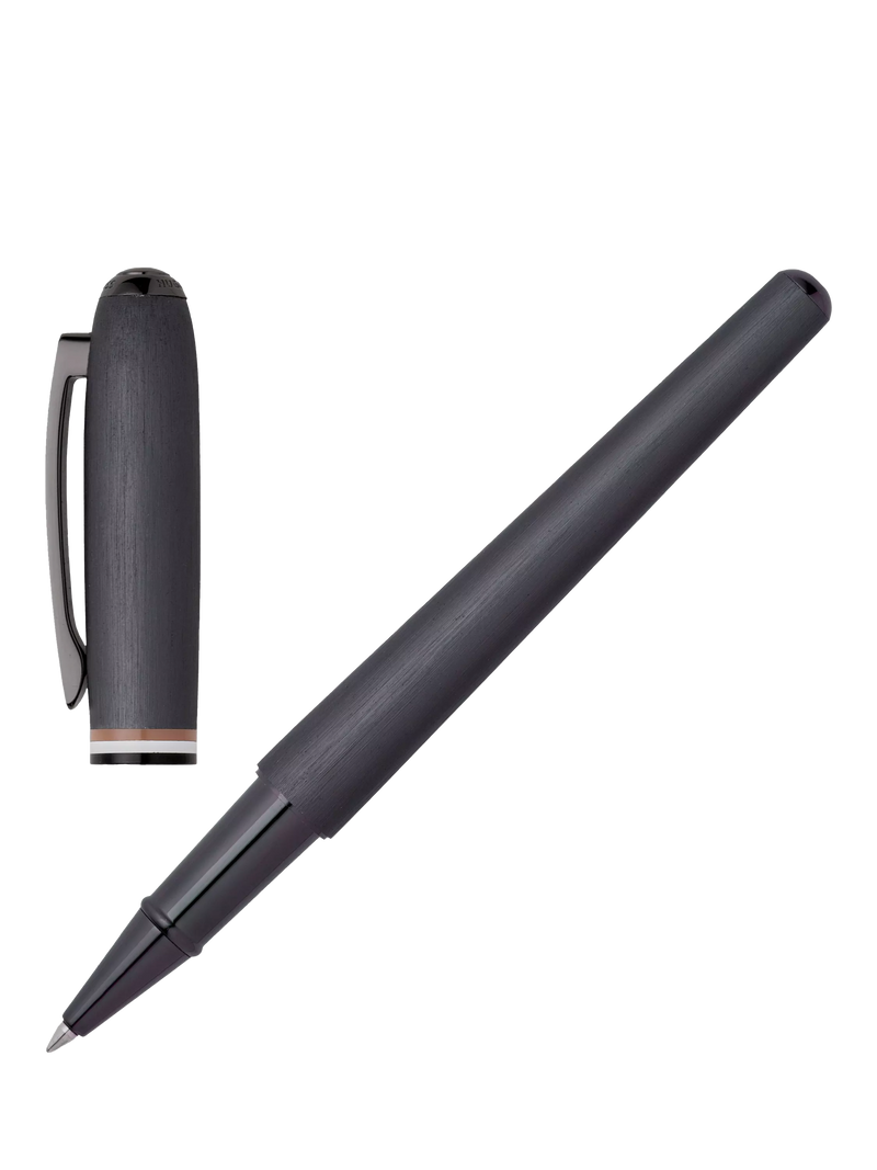 HUGO BOSS Contour Iconic black rollerball pen, UK version