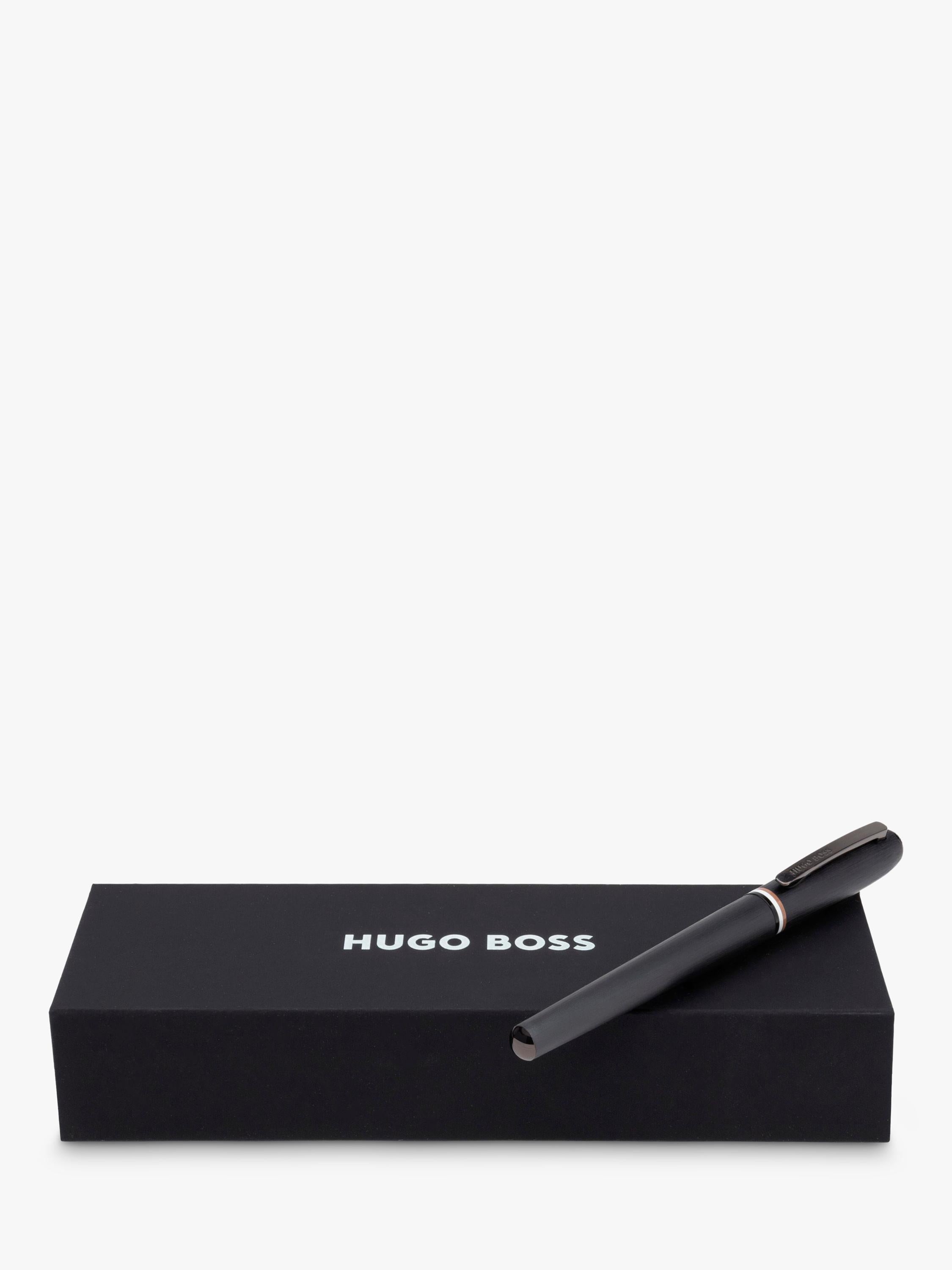 HUGO BOSS Contour Iconic black rollerball pen, UK version