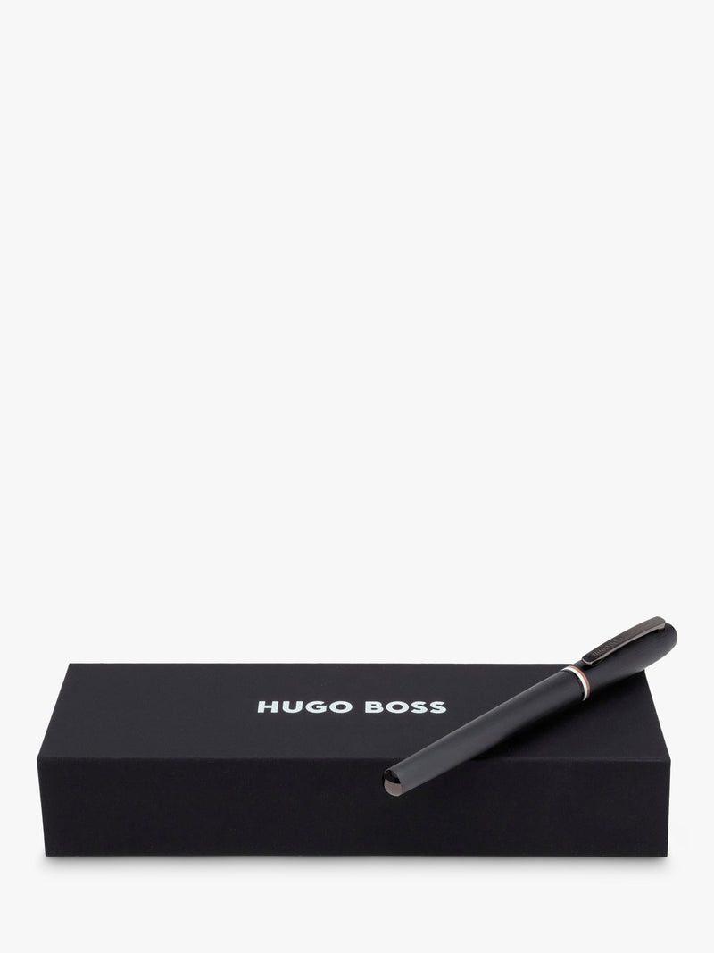 HUGO BOSS Contour Iconic black rollerball pen, UK version