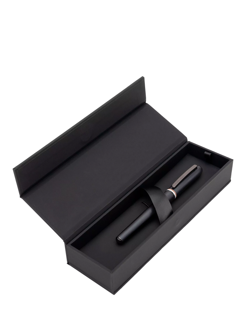 HUGO BOSS Contour Iconic black rollerball pen, UK version