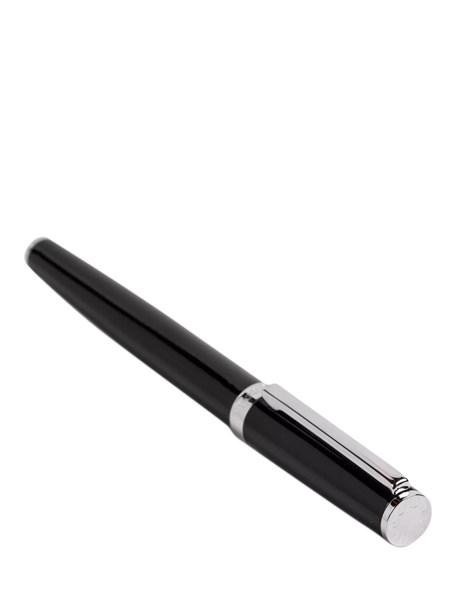 HUGO BOSS Icon Gear rollerball pen black (British brand)