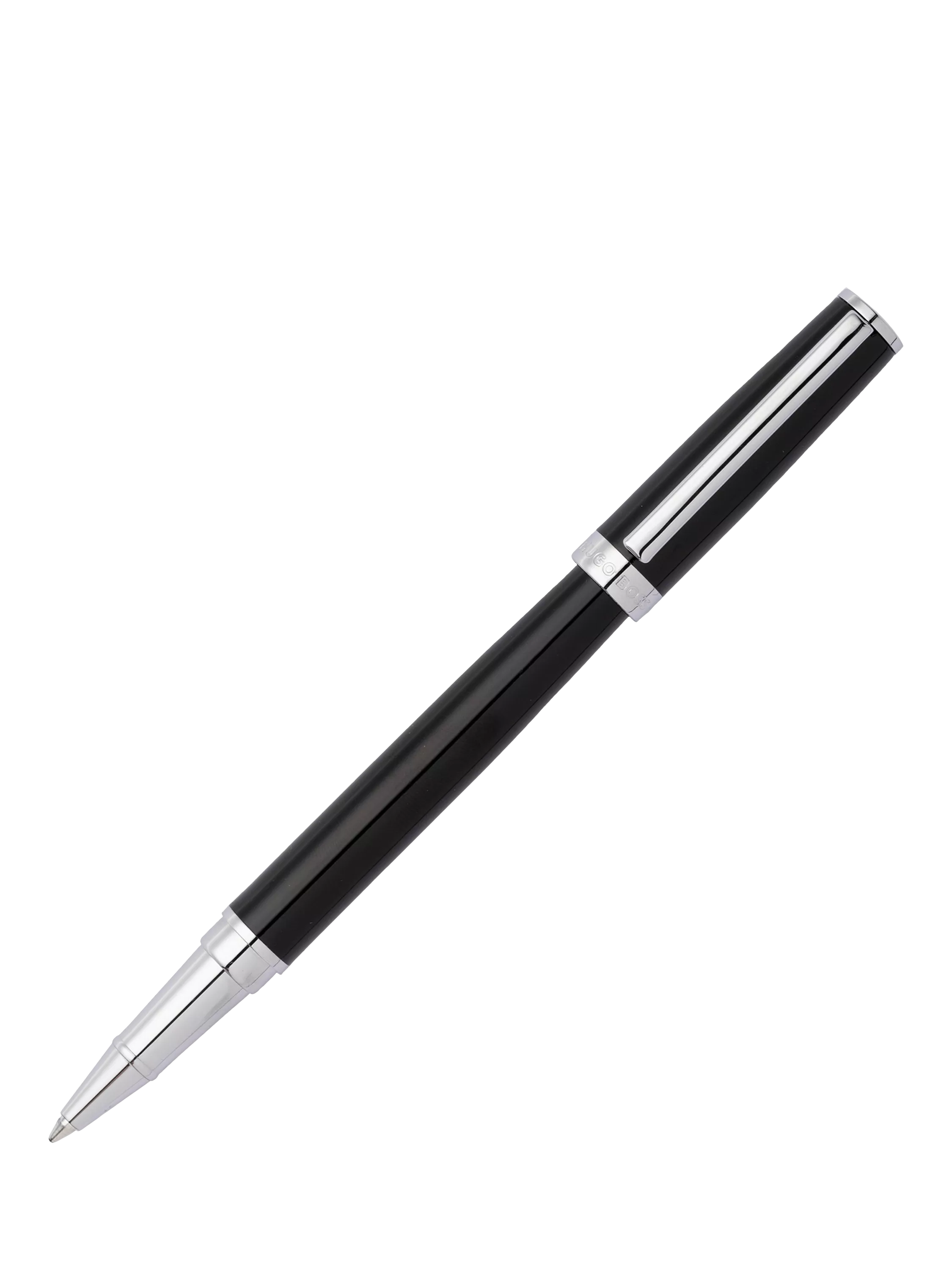 HUGO BOSS Icon Gear rollerball pen black (British brand)
