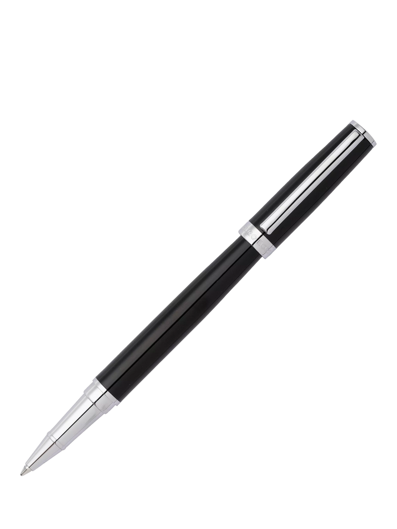 HUGO BOSS Icon Gear rollerball pen black (British brand)